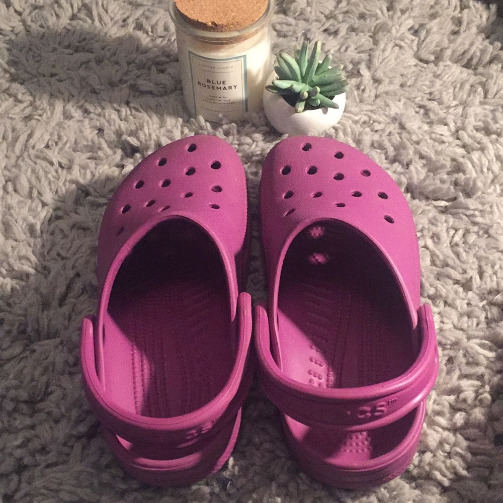 Purple Original Crocs